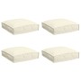 Cojines de Palet para Asiento 4 pcs Crema 40x40x8 cm Tejido Oxford von , Kissen für Stühle und Sofas - Ref: Foro24-42001590, ...