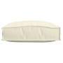 Cojines de Palet para Asiento 4 pcs Crema 40x40x8 cm Tejido Oxford von , Kissen für Stühle und Sofas - Ref: Foro24-42001590, ...