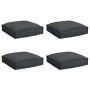 Cojines para Palets para Asiento 4 pcs Negro 40x40x8 cm Tela Oxford von , Kissen für Stühle und Sofas - Ref: Foro24-42001592,...