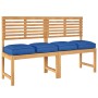 Cojines de palet para asiento 4 pcs Azul real 40x40x8 cm Tela Oxford von , Kissen für Stühle und Sofas - Ref: Foro24-42001595...
