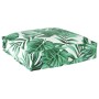 Cojines de Palets para Asiento 4 pcs Patrón de Hoja 40x40x8 cm Tela Oxford by , Cushions for chairs and sofas - Ref: Foro24-4...