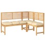 Cojín exterior  Juego de 6 Beige Poliéster 40 x 40 x 8 cm | Foro24.es | Tu tienda online para hogar, jardín y más Foro24.es
