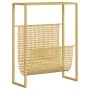 Golden steel magazine rack 35x15x45 cm by vidaXL, Magazine racks - Ref: Foro24-331669, Price: 48,94 €, Discount: %