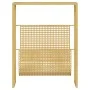 Golden steel magazine rack 35x15x45 cm by vidaXL, Magazine racks - Ref: Foro24-331669, Price: 48,94 €, Discount: %