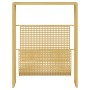 Revistero de acero dorado 35x15x45 cm de vidaXL, Revisteros - Ref: Foro24-331669, Precio: 49,88 €, Descuento: %