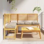 Cojines de Pallet para Asientos 6 pcs Taupe 40x40x8 cm Tela Oxford by , Cushions for chairs and sofas - Ref: Foro24-42001603,...