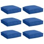 Cojines de palets  para asiento 6 pcs Azul real 40x40x8 cm Tela Oxford | Foro24.es | Tu tienda online para hogar, jardín y más Foro24.es
