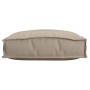 Cojines de Pallet para Asientos 6 pcs Taupe 40x40x8 cm Tela Oxford by , Cushions for chairs and sofas - Ref: Foro24-42001603,...