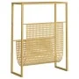 Golden steel magazine rack 35x15x45 cm by vidaXL, Magazine racks - Ref: Foro24-331669, Price: 48,94 €, Discount: %