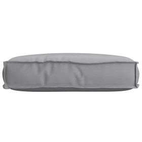 Cojín de Palets para Asiento Gris 60x40x8 cm