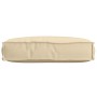 Cojín de palet para asiento beige 60x40x8 cm tela Oxford by , Cushions for chairs and sofas - Ref: Foro24-42001611, Price: 28...