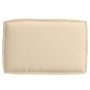 Cojín de palet para asiento beige 60x40x8 cm tela Oxford by , Cushions for chairs and sofas - Ref: Foro24-42001611, Price: 28...