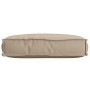 Cojín para Palet para Asiento Taupe 60x40x8 cm Tela Oxford by , Cushions for chairs and sofas - Ref: Foro24-42001613, Price: ...