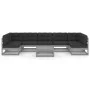 Set de muebles de jardín 8 pzas con cojines madera pino gris de vidaXL, Conjuntos de jardín - Ref: Foro24-3077191, Precio: 71...