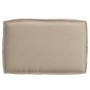 Cojín para Palet para Asiento Taupe 60x40x8 cm Tela Oxford by , Cushions for chairs and sofas - Ref: Foro24-42001613, Price: ...