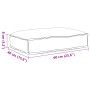 Cojín de Pallet para Asiento Azul Real 60x40x8 cm Tela Oxford by , Cushions for chairs and sofas - Ref: Foro24-42001615, Pric...