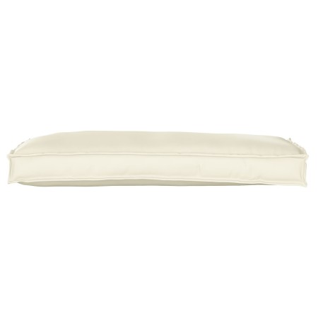 Cojín de Palet para Banco Crema 100x40x8 cm Tejido Oxford by , Cushions for chairs and sofas - Ref: Foro24-42001620, Price: 3...