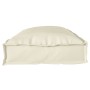Cojín de Palet para Banco Crema 100x40x8 cm Tejido Oxford by , Cushions for chairs and sofas - Ref: Foro24-42001620, Price: 3...