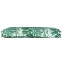 Cojín de Palets para Banco Patrón de Hojas 100x40x8 cm Tela Oxford von , Kissen für Stühle und Sofas - Ref: Foro24-42001626, ...