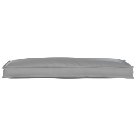 Cojín de Palet para Banco Gris 110x40x8 cm Tejido Oxford
