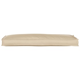 Cojín de Palet para Banco Beige 110x40x8 cm Tejido Oxford