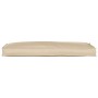 Cojín de Palet para Banco Beige 110x40x8 cm Tejido Oxford by , Cushions for chairs and sofas - Ref: Foro24-42001631, Price: 3...