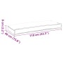 Cojín de Pallet para Banco Taupe 110x40x8 cm Tejido Oxford by , Cushions for chairs and sofas - Ref: Foro24-42001633, Price: ...