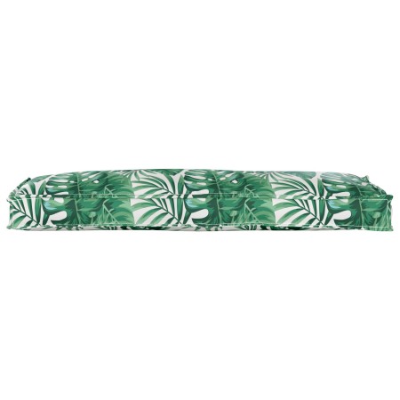 Cojín de Palet para Banco Patrón de Hojas 110x40x8 cm Tela Oxford by , Cushions for chairs and sofas - Ref: Foro24-42001636, ...