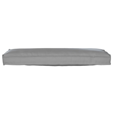 Cojín de Palet para Banco Gris 120x40x8 cm de Tela Oxford by , Cushions for chairs and sofas - Ref: Foro24-42001639, Price: 3...