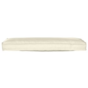 Cojín de Palet para Banco Crema 120x40x8 cm Tejido Oxford von , Kissen für Stühle und Sofas - Ref: Foro24-42001640, Preis: 38...