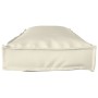 Cojín de Palet para Banco Crema 120x40x8 cm Tejido Oxford by , Cushions for chairs and sofas - Ref: Foro24-42001640, Price: 3...