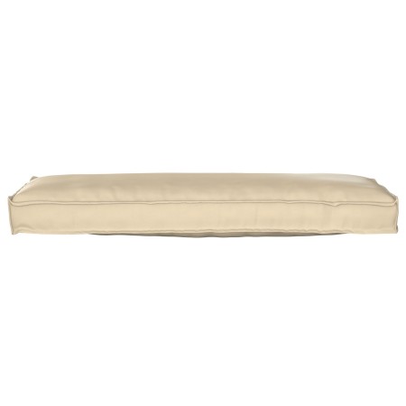 Cojín de Palet para Banco Beige 120x40x8 cm Tela Oxford de , Cojines para sillas y sofás - Ref: Foro24-42001641, Precio: 31,4...