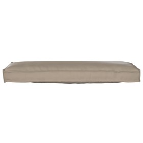 Cojín de Palet para Banco Taupe 120x40x8 cm Tejido Oxford by , Cushions for chairs and sofas - Ref: Foro24-42001643, Price: 4...