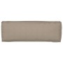Cojín de Palet para Banco Taupe 120x40x8 cm Tejido Oxford by , Cushions for chairs and sofas - Ref: Foro24-42001643, Price: 4...