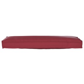 Cojín de palet para banco rojo vino 120x40x8 cm von , Kissen für Stühle und Sofas - Ref: Foro24-42001644, Preis: 38,36 €, Rab...