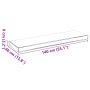 Cojín Antracita Poliéster 140 cm x 40 cm x 8 cm Fundas removibles von , Kissen für Stühle und Sofas - Ref: Foro24-42001648, P...