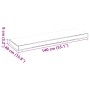 Cojín de Pallet para Banco Crema 140x40x8 cm Tela Oxford by , Cushions for chairs and sofas - Ref: Foro24-42001650, Price: 40...