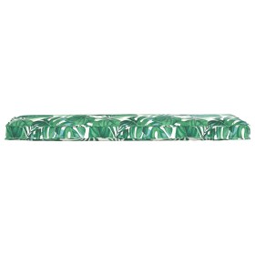 Cojín de Palets para Banco Patrón de Hojas 140x40x8 cm Tela Oxford von , Kissen für Stühle und Sofas - Ref: Foro24-42001656, ...