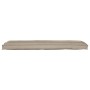 Cojín para Exterior Taupe 100% poliéster 150 cm x 40 cm Cojín by , Cushions for chairs and sofas - Ref: Foro24-42001663, Pric...
