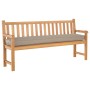 Cojín de Exterior Taupe Poliéster Grande Duradero Rectangular by , Cushions for chairs and sofas - Ref: Foro24-42001683, Pric...
