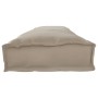Cojín de Exterior Taupe Poliéster Grande Duradero Rectangular by , Cushions for chairs and sofas - Ref: Foro24-42001683, Pric...