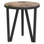 Black and yellow MDF coffee table Ø35 cm by vidaXL, Side tables - Ref: Foro24-331665, Price: 31,52 €, Discount: %