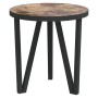 Black and yellow MDF coffee table Ø35 cm by vidaXL, Side tables - Ref: Foro24-331665, Price: 32,26 €, Discount: %