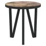 Black and yellow MDF coffee table Ø35 cm by vidaXL, Side tables - Ref: Foro24-331665, Price: 31,52 €, Discount: %
