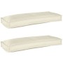 Cojines para Silla y Sofá Crema Poliéster Mediano Cojín by , Cushions for chairs and sofas - Ref: Foro24-42001690, Price: 62,...