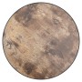 Mesita de centro MDF negro y amarillo Ø35 cm de vidaXL, Mesas auxiliares - Ref: Foro24-331665, Precio: 32,26 €