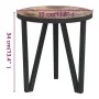 Black and yellow MDF coffee table Ø35 cm by vidaXL, Side tables - Ref: Foro24-331665, Price: 31,52 €, Discount: %