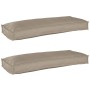 Cojines para sillas y sofás Taupe Poliéster Estándar by , Cushions for chairs and sofas - Ref: Foro24-42001693, Price: 62,97 ...
