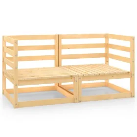 Garden corner sofas 2 pcs solid pine wood by vidaXL, Garden sets - Ref: Foro24-805675, Price: 71,56 €, Discount: %