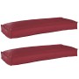 Cojines de Silla y Sofá Rojo Vino Poliéster Estándar Rectangular by , Cushions for chairs and sofas - Ref: Foro24-42001694, P...